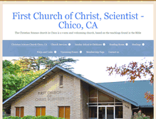 Tablet Screenshot of christiansciencechico.org